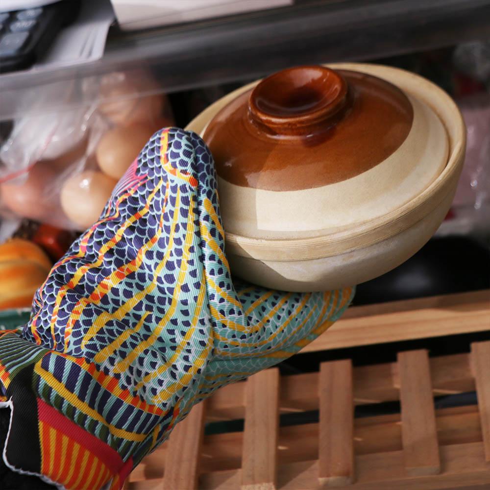 Creative Non-slip Fish Shape Oven Mitts Anti-scalding Soft BBQ Glove Cartoon Heat Resistant Microwave Glove Restaurant