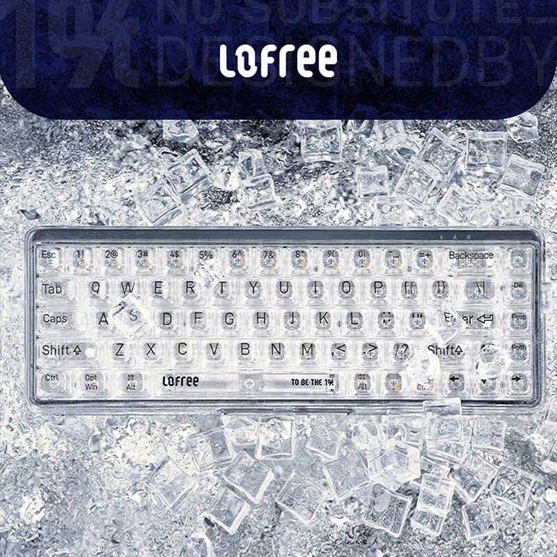 Беспроводная механическая клавиатура Lofree Transparent 1% с двумя режимами