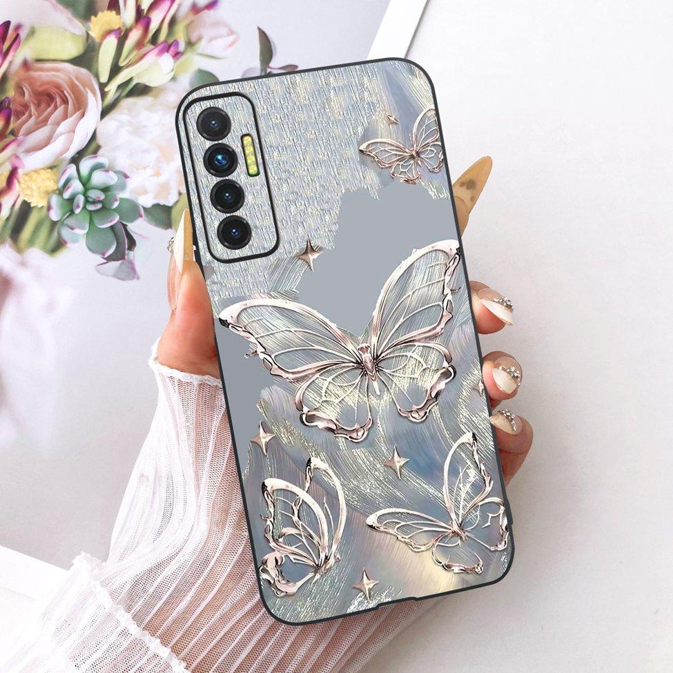 Чехол Для Tecno Camon 17P Чехол Силиконовый Милый Кот Роскошный Модный Забавный Расписной Чехол Для Телефона Для Tecno Camon 17P CG7 CG7n