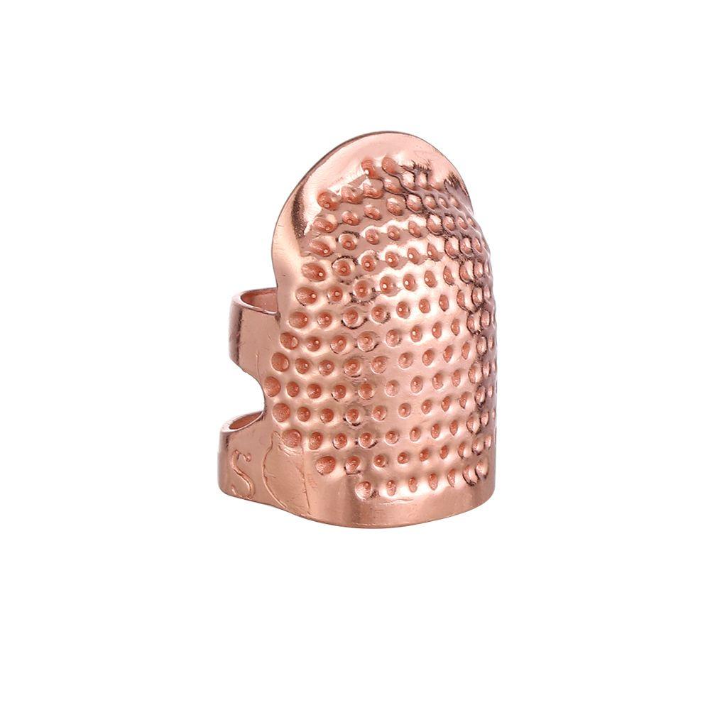 Sewing Accessories Vintage Gold DIY Crafts Finger Protector Antique Ring Needle Thimble Metal