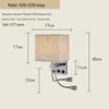 USB Charging European Style LED Wall Lamp for Indoor Use - Ideal for Hotels and Bedrooms