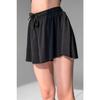 Black Loose-fit Tights Sports Shorts