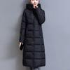 Winter Long Down Parka Women's Coats Fashion Hooded Cotton Clothes Women's Windproof Warm Winter Coats