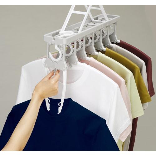 Twinmall Polypropylene Clothes Drying Rack, 7-Row, Gray, 44cm Wide x 52cm Deep, BEILU BE-04G