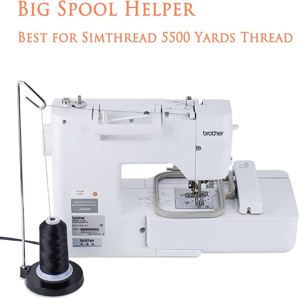 Прочная основа Универсальная стойка для ниток Непрерывная подача Вышивальная швейная машина