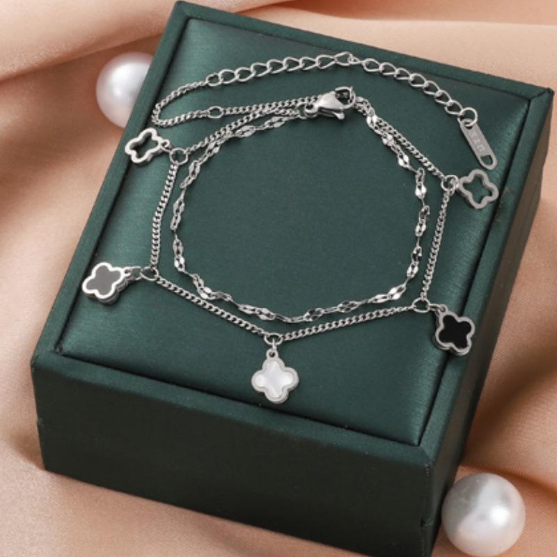 Корейский браслет женской моды из титановой стали Дун Дэмун - Нержавеющий, Высококлассный, Дизайн через границу.