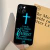 Христианский Иисус Христос Библейский Стих Чехол для Телефона Для iPhone 17 16 14 13 12 11 15 Pro Max mini XR 16e 15 16 Plus 17 Air Полное Покрытие