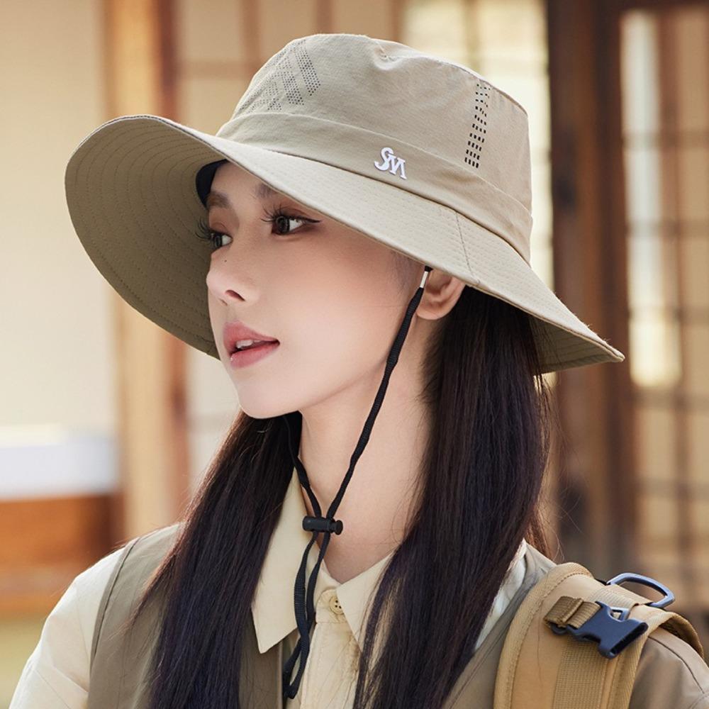 Панама от солнца Защита от УФ-лучей Шляпа рыбака Новая пляжная шляпа Спорт на открытом воздухе