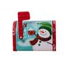 Large Capacity Mailbox Cookie Box Mailbox Shaped Xmas Tin Box Cute Christmas Candy Box  Christmas
