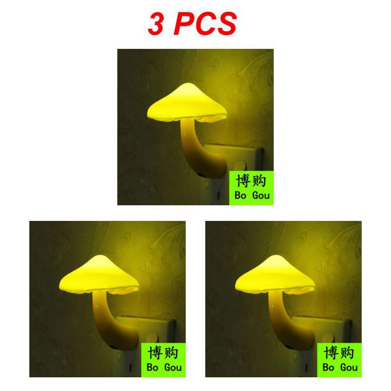 Креативный грибной ночник настенный светодиодный сенсорный светильник у кровати для детской спальни гостиной украшение для внутреннего освещения