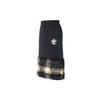 Спортивная одежда Nsw Fun Plaid Splicing Knitted Long Skirt Women Skirts Black DD4536-010