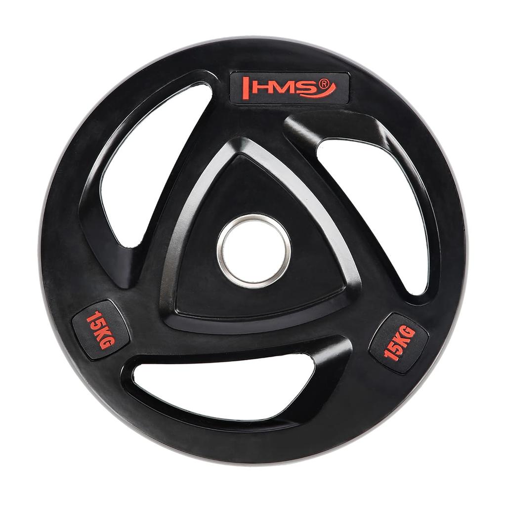 Tox Black Olympic Barbell Plate Rubber Hms Tox05 Black Olympic Barbell Plate 5 Hms