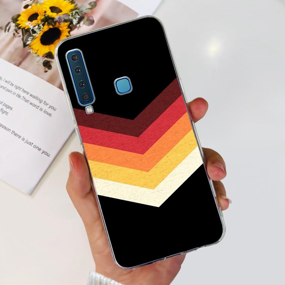 For Samsung Galaxy A9 2018 Case A920 SM-A920F Silicone Cover Popular Flower Clear TPU Soft Phone Case For Samsung A9 2018 Bumper