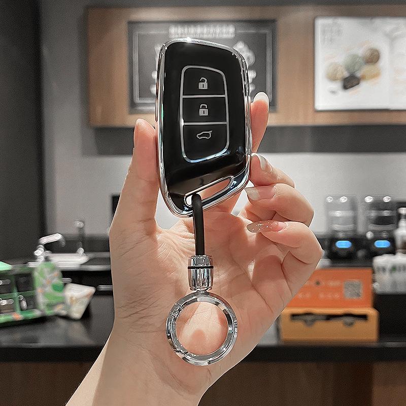 Compatible Baojun Car Key Case for Models 510, 730, 530, 360, 560, 310W, 630 - Protective Shell with Special Buckle Bag