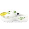 Classic Platform Clog BNK Sour Lemon Dream Star Sweet Cool Gift Box Hole Shoes Women's Green and White