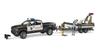Bruder Ram Power Wagon Police Car & Police Boat (with 2 Figures) BR02507