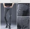 Мужские эластичные узкие джинсы: Универсальный, высококонверсионный дизайн для подростков и взрослых