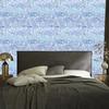 Iridescent glitter wallpaper azure, blue and celadon 50x1000