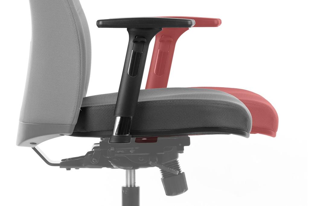 Swivel chair with extendable seat KENTON BLACK
