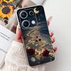 Clear For Redmi Note 14S 4G Case Cover Luxury Butterfly Love Fashion Flowers Cool Lion Cute Painted Soft Casing