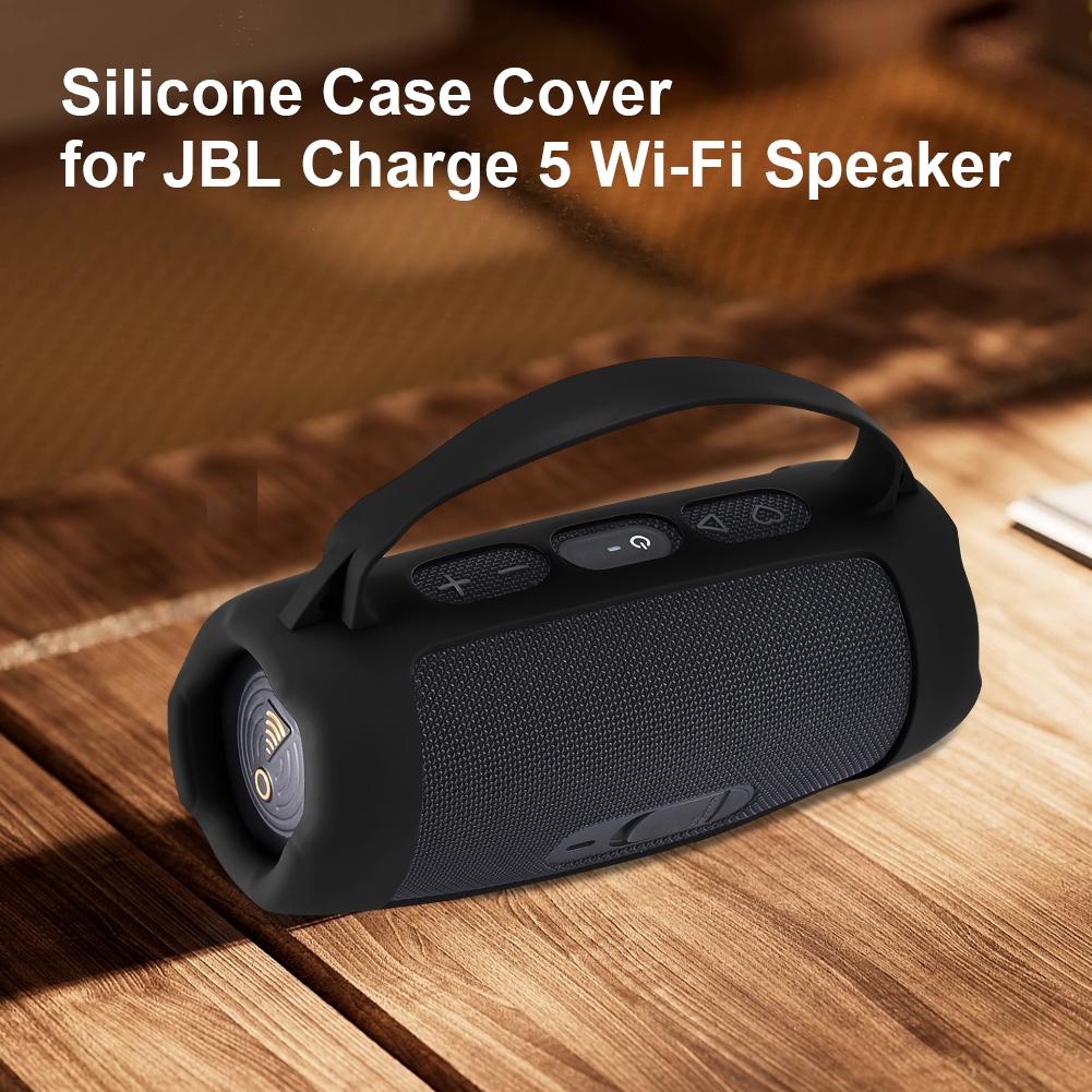 Силиконовый чехол для колонки JBL Charge 5, водонепроницаемый, для путешествий, защитный чехол с плечевым ремнем для JBL Charge5