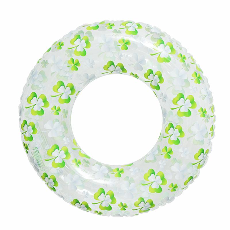 Children's Inflatable Swimming Ring with Double Airbags - Thickened Life Buoy Underarm Design for Adults