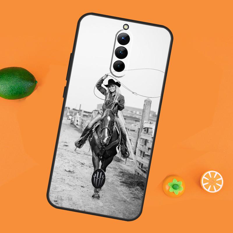 Rider Rodeo Cowgirl Case For ZTE Nubia Red Magic 8S 9S 10S 8 9 10 11 Pro Plus 6 7 6S 7S Pro RedMagic 10 Air Cover