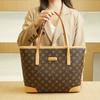 Fashionable One-shoulder Retro Bag Tote Bag Commuter Simple Printed Large Capacity Handbag Women's Bag