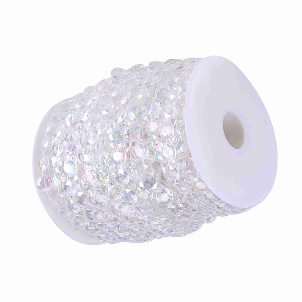 30 м акриловые хрустальные бусины, как нити, занавески, украшения для свадьбы, дня рождения, вечеринки, поделки своими руками #2