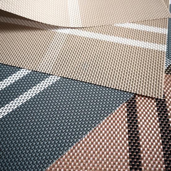 Table Placemat Plaid Print Table Mat Washable Heat Resistant Heat Resistant Placemat