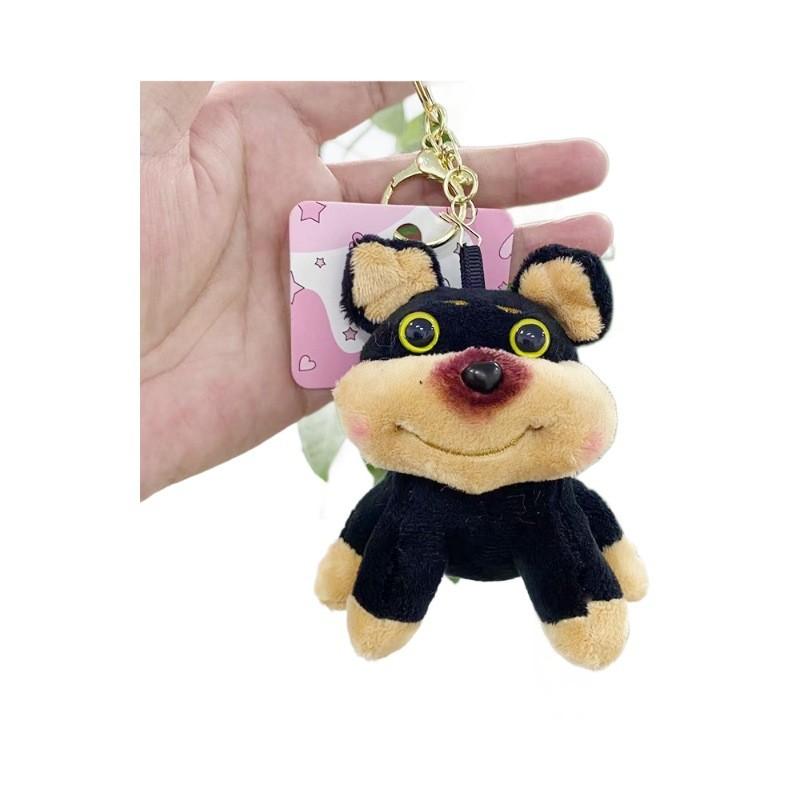 Bee Plush Cute Bag Charm Keychain Soft And Fluffy Adorable Gift For Girls Kids And
