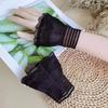 Cover Gloves Sweater Decorative Fake Sleeve Lace Cuffs Ruffles Elbow Sleeve Detachable Sleeve Cuffs