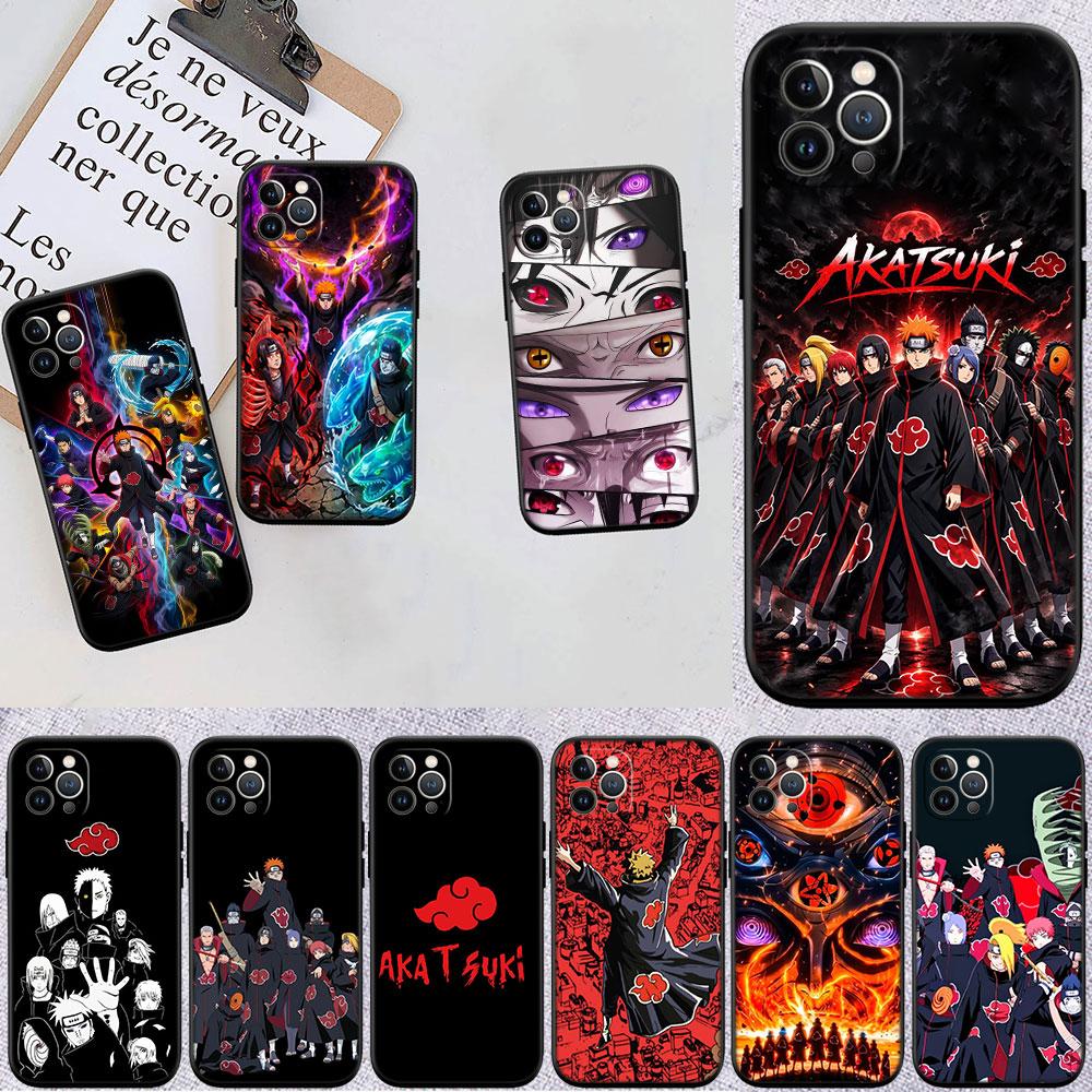 LO10 Anime Naruto Akatsuki Soft Shell Phone Case for Xiaomi Poco C40 C50 C51 C55 C65 C71 C75 F3 F5 F6 F7 M2 M3 Pro Ultra