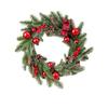 Bowknot Xmas Tree Garland DIY Window Hanging Decor Artificial Christmas Wreath  Photographic Prop