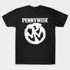 Футболка Pennywise 1 Новые поступления Весна/Лето Обычный крой Повседневная Уличная одежда С принтом Y2K