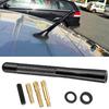 12cm Universal Car Short Radio Antenna Carbon Fiber Black Car Roof Antenna Radio Aerial FM/AM Receiving Antenna for Most Vehicle
