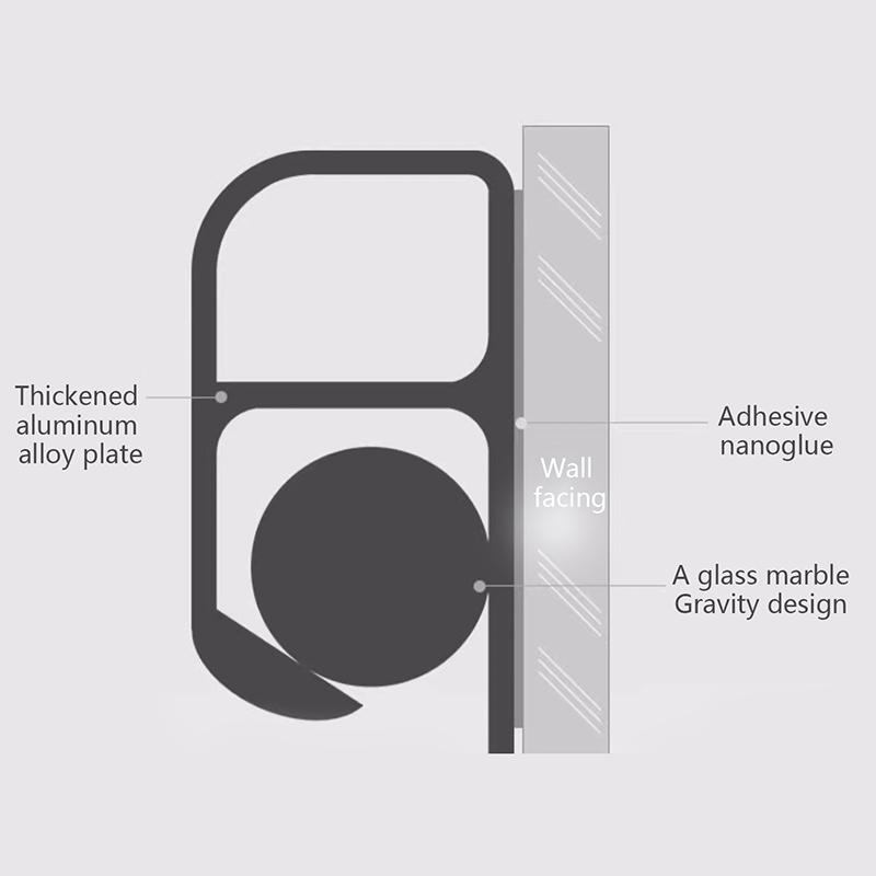 Настенный держатель для листов еды на вынос из алюминиевого сплава, держатель для QR-кода, зажим для чеков и заказов, меню ресторана