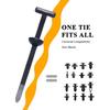 50 PCS Nylon Universal Cable Tie Buckles For Car - Automotive Zipper Clips, Plastic Rivets, Grip Auto Zip Tie Buckles, DIY Snap-Fit Ziptie Bumper