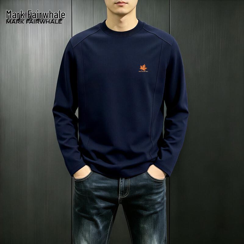 MARK FAIRWHALE Men's Casual Long Sleeve Raglan T-Shirt