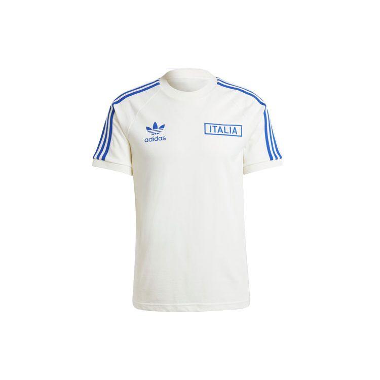 adidas Оригинальная футболка Adicolor Classics с 3 полосками, мужские футболки сине-белого цвета IS0618