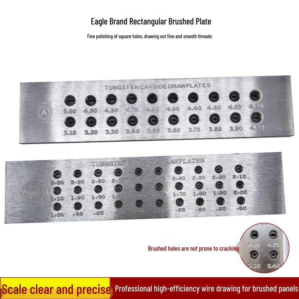 Professional Gold & Silver Wire Drawing Plate for Jewelry