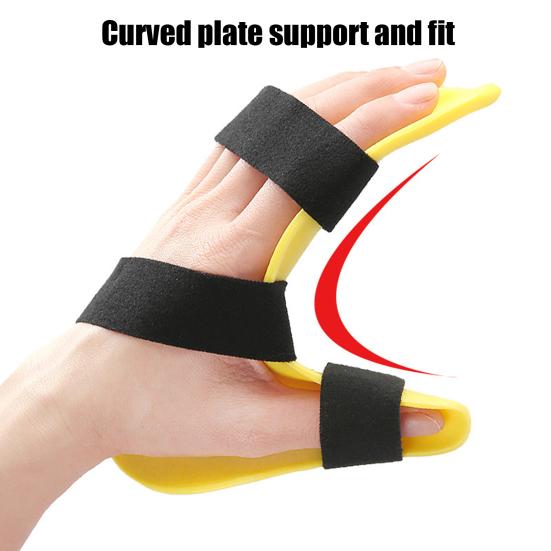 Шина на палец с регулируемым ремешком, дышащая ортезная шина для пальца, поддержка руки после инсульта, для тренировки руки, левая/правая рука, шина для пальцев, мужчины, женщины