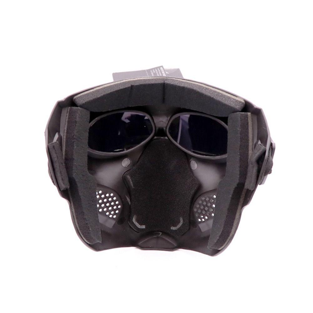 Зеркальная маска для лица, череп, очки в форме призрака, маска с черепами для мотокросса, маска для верховой езды, мотоциклетные очки