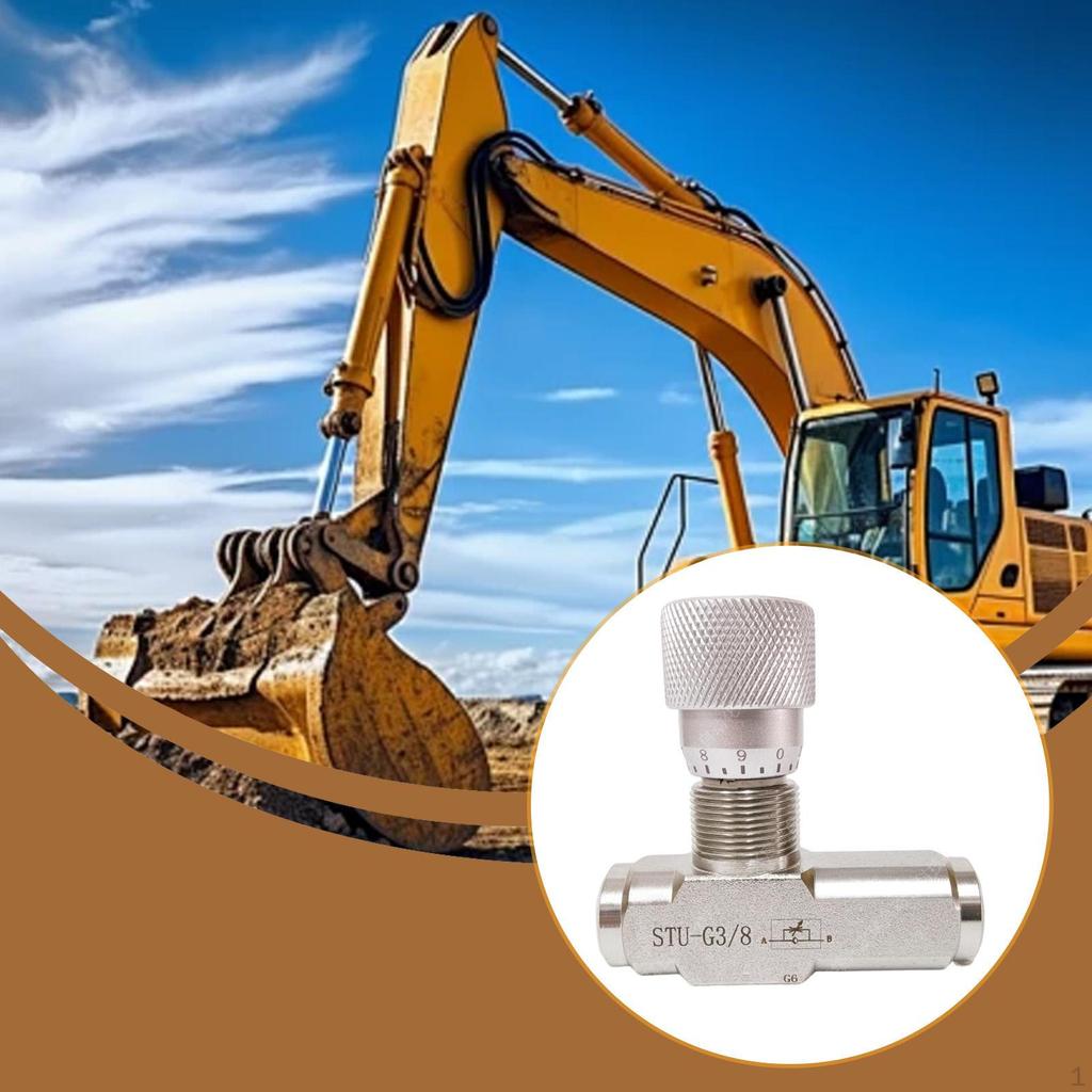 Hydraulic Control Valve Stu-g3/8 Easy Installation Replacement Sturdy Reliable Compact Accessory