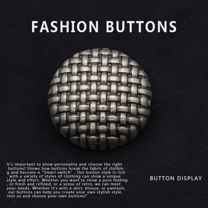 10 шт. металлических пуговиц, изысканное золото в национальном стиле, круглый новый китайский высококачественный свитер, кардиган и большие пуговицы для одежды.
