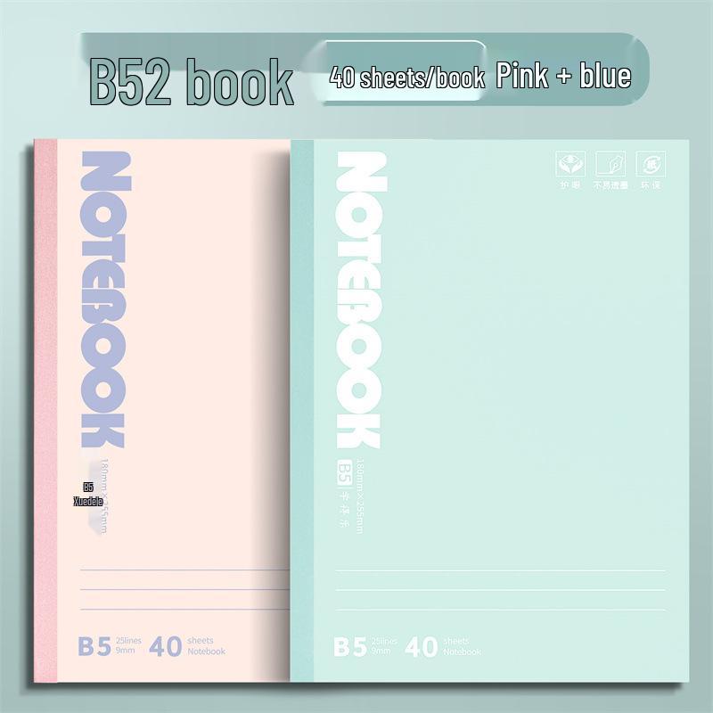 Яркий блокнот в стиле Color Block формата A5/B5 - Идеально для студентов, Мягкая обложка, Не просвечивает, Гладкое письмо