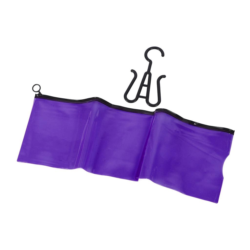 5pcs Wig Storage Bag Transparent PVC Hair Extension Holder With Hangers for Home Large Size