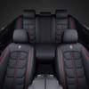 Универсальный 5 компл., кожаная подушка для автокресла, 5 сидений, универсальный чехол для автомобильного сиденья, водонепроницаемый чехол для автомобильного сиденья