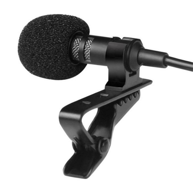 Разъем 3,5 мм для микрофона с зажимом на лацкане Mikrofon Microfono Mic для мобильного телефона