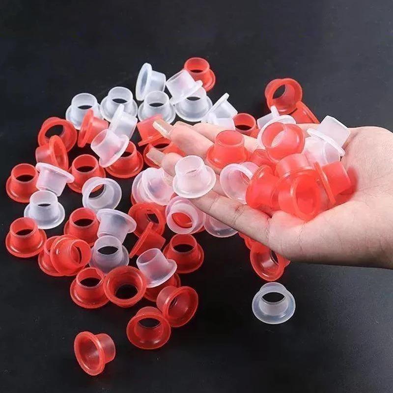400Pcs Silicone Faucet Leak-proof Sealing Gasket Pipe Triangle Valve Washer Tap Hose Prevent Dripping Leakage Plug Teflon Ta